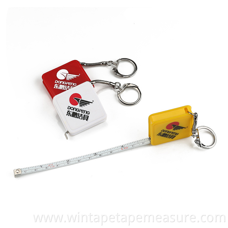 High Quality Rubber Cover Measuring Tape, key chain Tape Measure, Measuring Tools